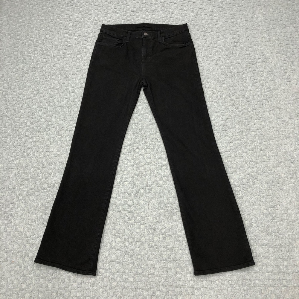 Joes Jeans Jeans Womens 29 Petite Black The Provocateur Bootcut Mid Rise Stretch